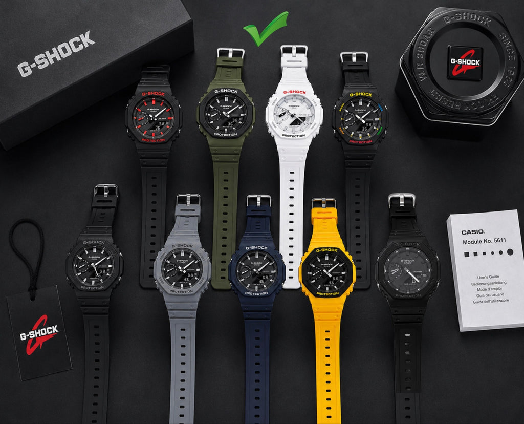 G-Shock GA-2100 Premium Unisex Watch | "CasiOak" Fibre Body & AutoLight